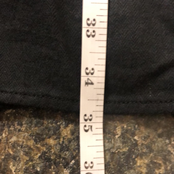 SO black long sleeve ruffle bottom utility dress L 14 - Picture 7 of 9